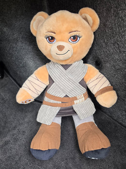 Build-A-Bear Star Wars Rey Teddy Bear Plush Scavenger Outfit Collectible Tan