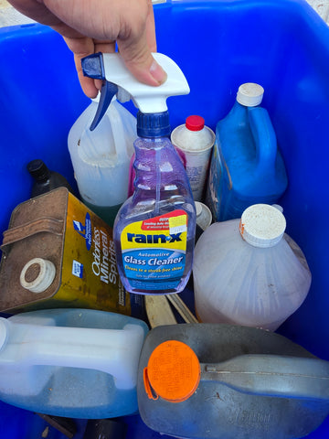 Assorted Automotive Fluids, Solvents & Car Care Supplies Lot