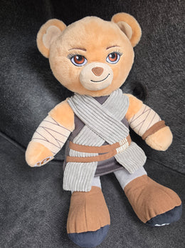 Build-A-Bear Star Wars Rey Teddy Bear Plush Scavenger Outfit Collectible Tan