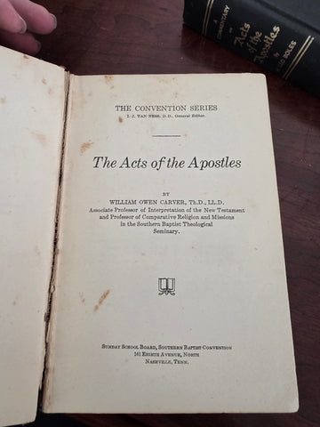 Vintage Religious Commentary Books: A Commentary on Acts of the Apostles by H. Leo Boles & The Acts of the Apostles (Set of 2 Hardcovers)