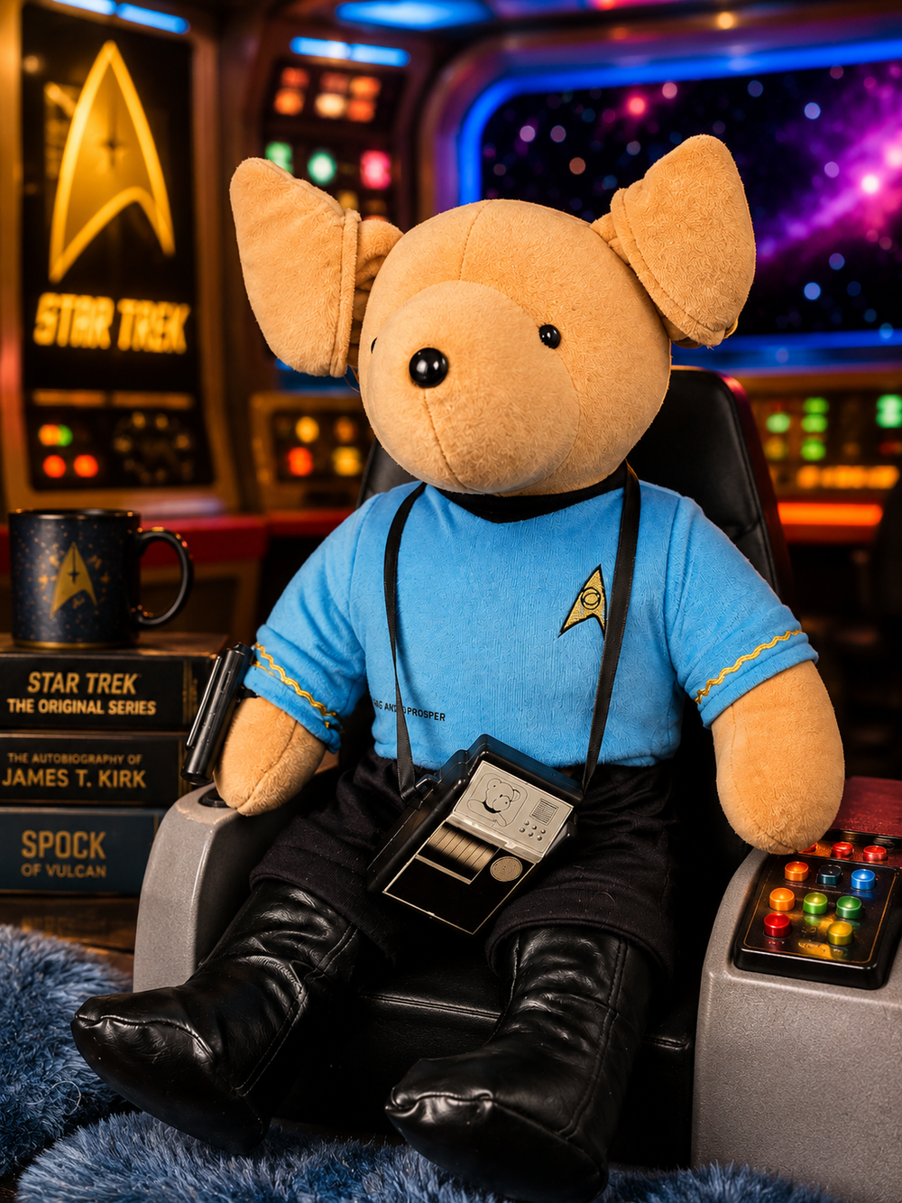 Mr Spock North American Bear Company 1979 VIB Plush Stuffed Animal Star Trek 20"