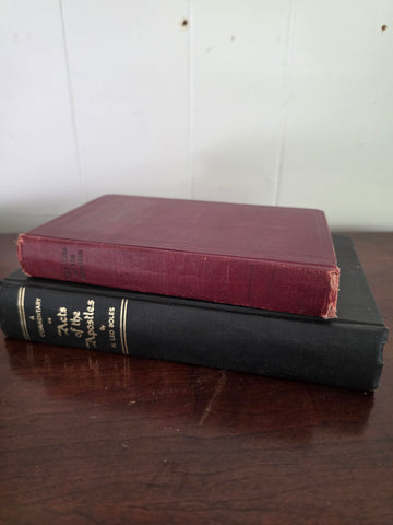 Vintage Religious Commentary Books: A Commentary on Acts of the Apostles by H. Leo Boles & The Acts of the Apostles (Set of 2 Hardcovers)