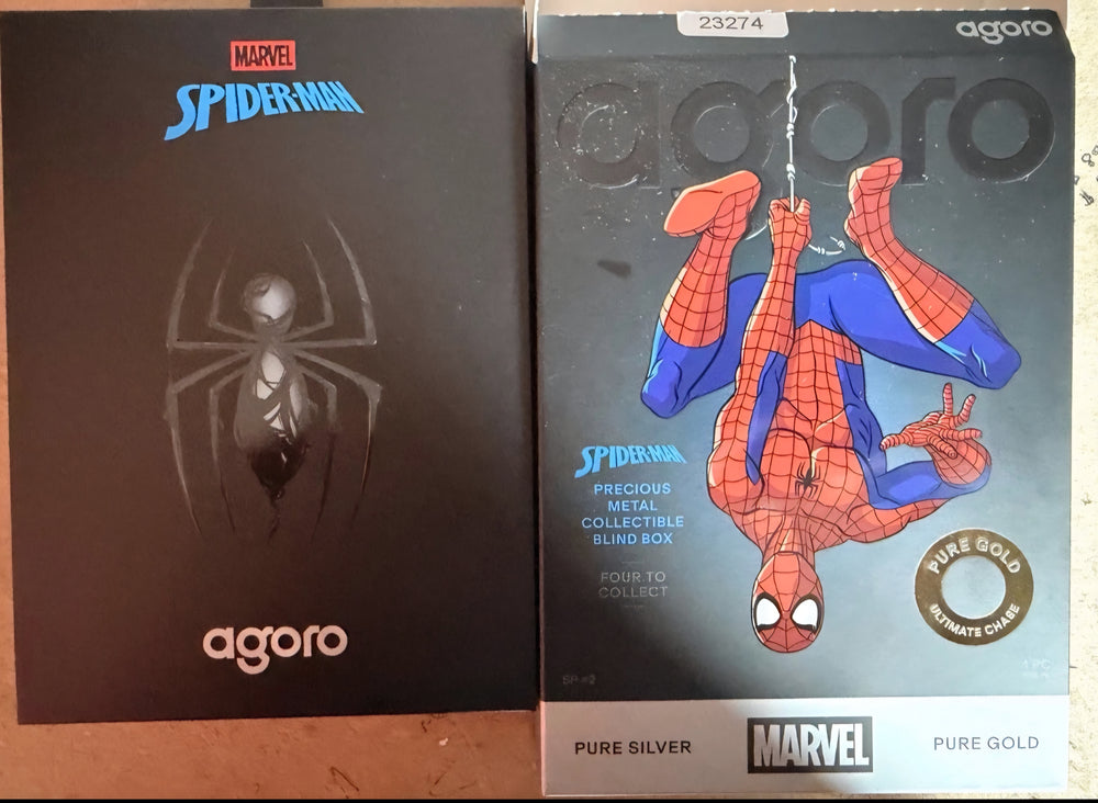 Agoro Marvel Spider-Man 1/2 oz .999 Silver Collectible Round tier 1