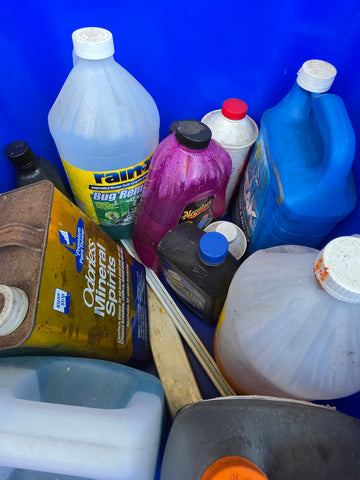 Assorted Automotive Fluids, Solvents & Car Care Supplies Lot