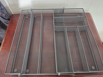 Steel Mesh Silverware & Utensil Drawer Organizer - Expandable