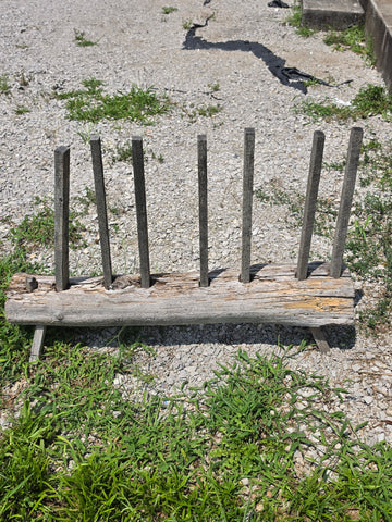 Rustic Wooden Log Boot Rack