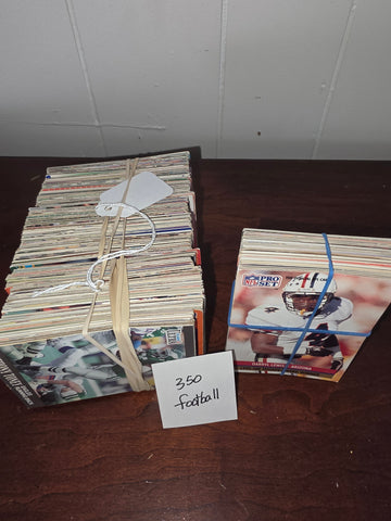 350+ Vintage Football Trading Cards Lot (Pro Set, Fleer Ultra & More)