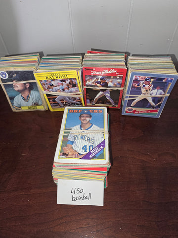 Bulk Lot of ~450 Vintage Baseball Cards – Late 80s & Early 90s (Topps, Donruss & More)
