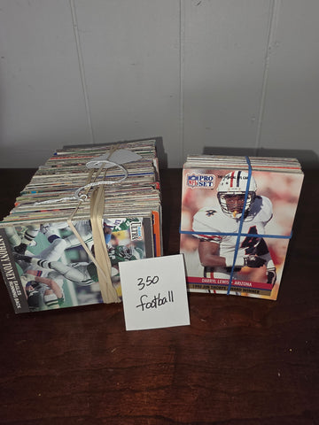 350+ Vintage Football Trading Cards Lot (Pro Set, Fleer Ultra & More)