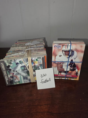 350+ Vintage Football Trading Cards Lot (Pro Set, Fleer Ultra & More)
